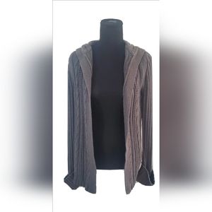 Express Long Cardigan Gray Womens Size Small